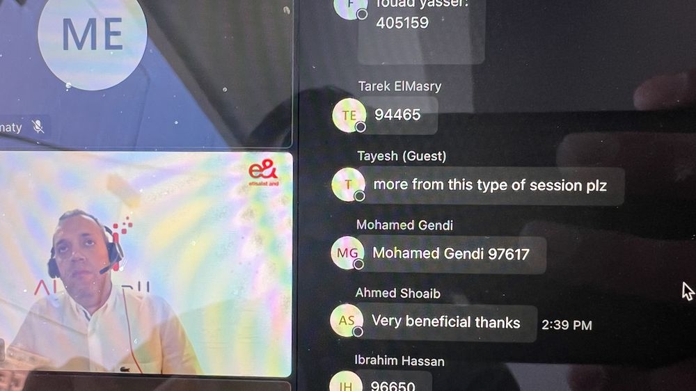 A live F-AI-him Afandi training session in progress