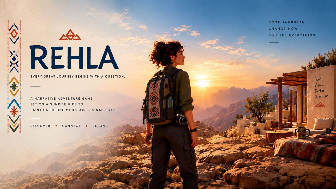 Rehla app landing page design